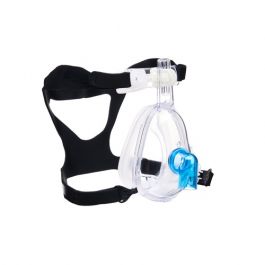 Mascarilla de Ventilación No Invasiva Desechable Oro Nasal (BI-TRAC SE SELECT) con colchón de soporte clásico y codo estándar.